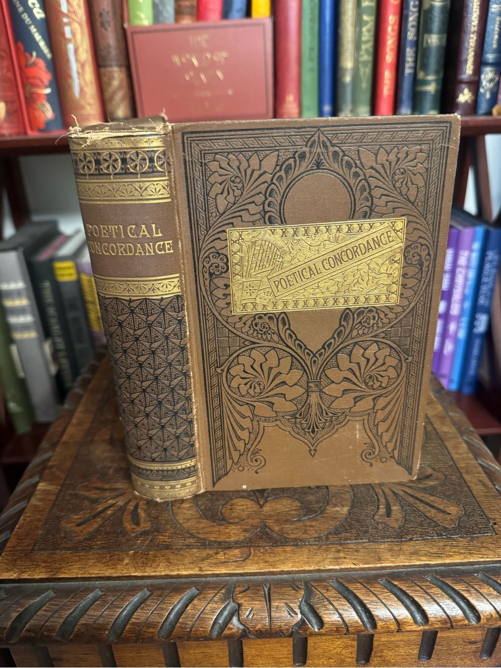 A Concise Poetical Concordance — Charles A. Durfee — 1884 Antique